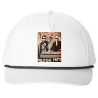 George Washington And Abraham Lincoln Political Party Snapback Five-Panel Rope Hat