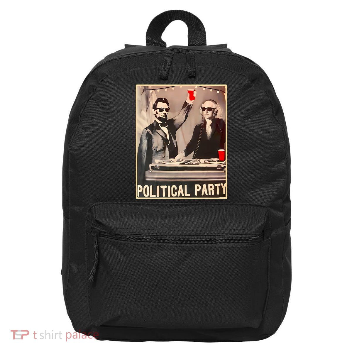 George Washington And Abraham Lincoln Political Party 16 in Basic Backpack