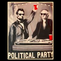 George Washington And Abraham Lincoln Political Party Cooling Performance Crew T-Shirt