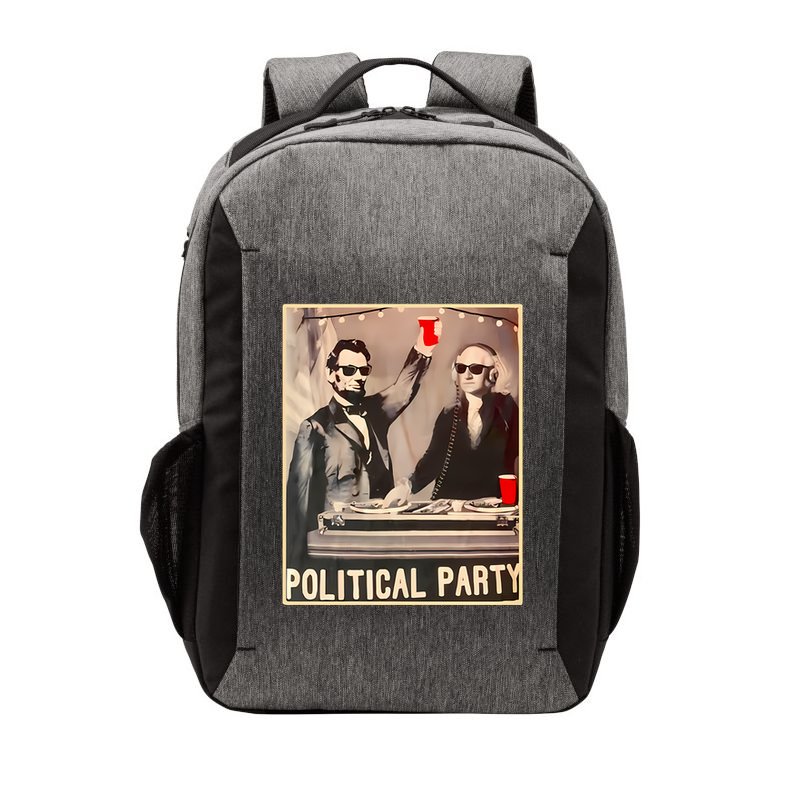 George Washington And Abraham Lincoln Political Party Vector Backpack