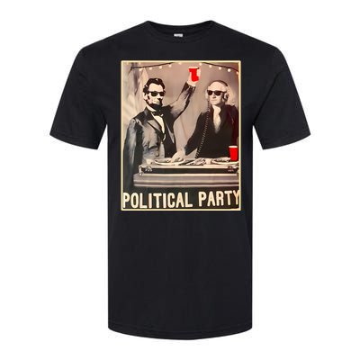 George Washington And Abraham Lincoln Political Party Softstyle CVC T-Shirt