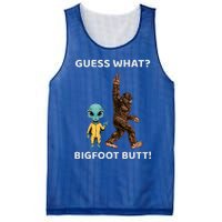 Guess What Bigfoot Butt Sasquatch Alien Mesh Reversible Basketball Jersey Tank