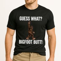 Guess What Bigfoot Butt Funny Sasquatch Peace Cooling Performance Crew T-Shirt