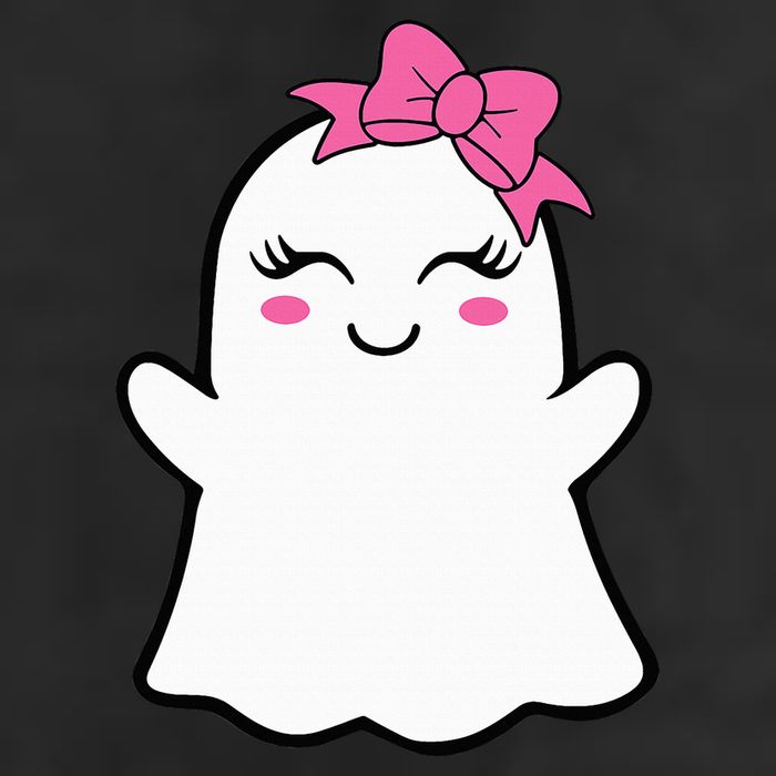 Ghost With Bow Boo Girl Halloween Adult Drive Performance Visor