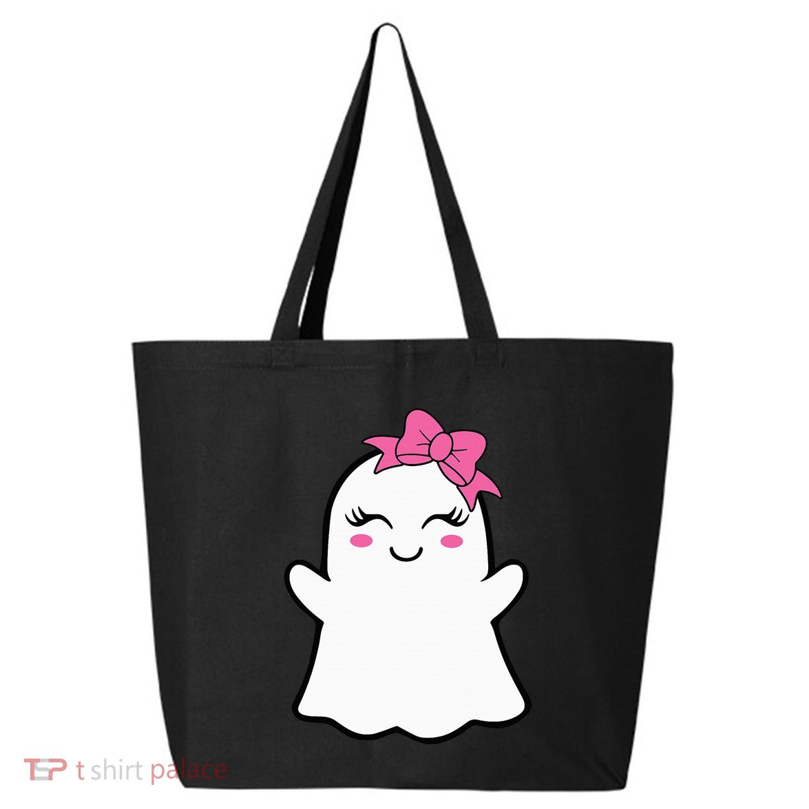Ghost With Bow Boo Girl Halloween 25L Jumbo Tote