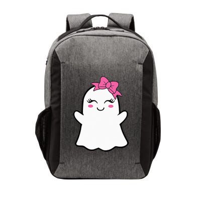 Ghost With Bow Boo Girl Halloween Vector Backpack