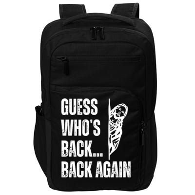 Guess Whos Back Again Jesus Easter Impact Tech Backpack