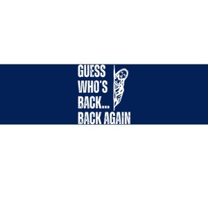 Guess Whos Back Again Jesus Easter Bumper Sticker