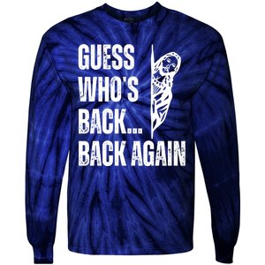 Guess Whos Back Again Jesus Easter Tie-Dye Long Sleeve Shirt