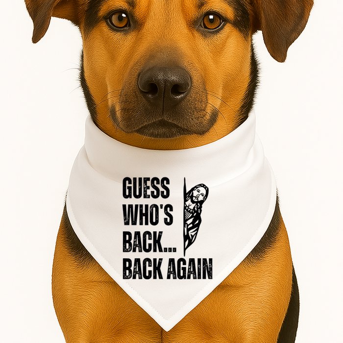 Guess Whos Back Again Jesus Easter USA-Made Doggie Bandana