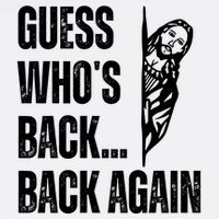 Guess Whos Back Again Jesus Easter USA-Made Doggie Bandana