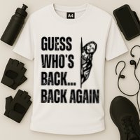 Guess Whos Back Again Jesus Easter Cooling Performance Crew T-Shirt