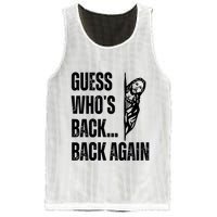 Guess Whos Back Again Jesus Easter Mesh Reversible Basketball Jersey Tank