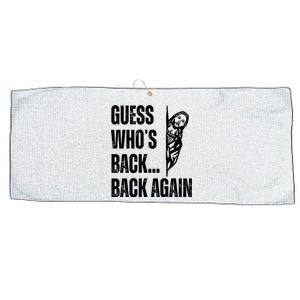 Guess Whos Back Again Jesus Easter Large Microfiber Waffle Golf Towel