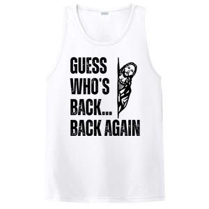 Guess Whos Back Again Jesus Easter PosiCharge Competitor Tank