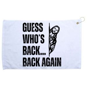 Guess Whos Back Again Jesus Easter Grommeted Golf Towel