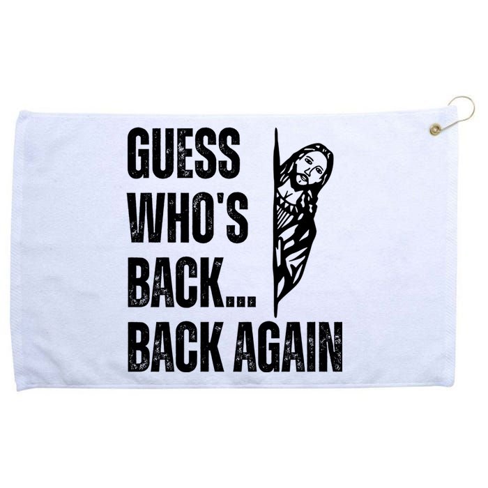 Guess Whos Back Again Jesus Easter Grommeted Golf Towel