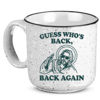 Guess Whos Back Back Again Jesus 15oz Campfire Ceramic Mug