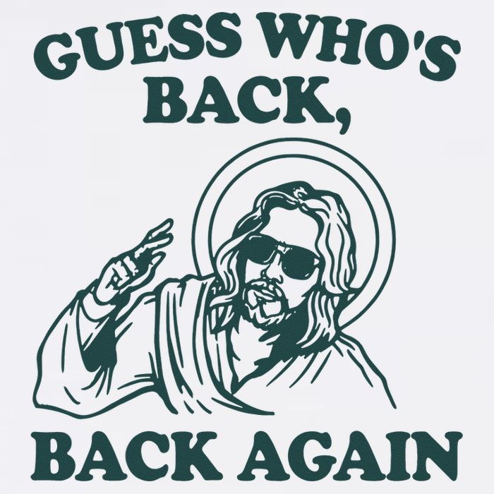 Guess Whos Back Back Again Jesus 15oz Campfire Ceramic Mug