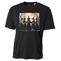 Girl Will Be Girl Funny Witch Witchy Vibes Cooling Performance Crew T-Shirt