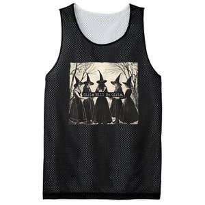 Girl Will Be Girl Funny Witch Witchy Vibes Mesh Reversible Basketball Jersey Tank