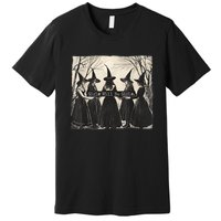 Girl Will Be Girl Funny Witch Witchy Vibes Premium T-Shirt