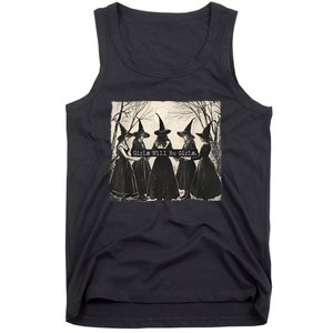 Girl Will Be Girl Funny Witch Witchy Vibes Tank Top