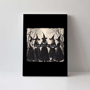 Girl Will Be Girl Witch Halloween Funny Witchy Vibes Women Canvas