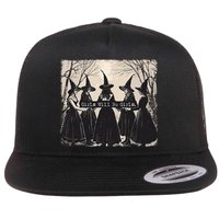 Girl Will Be Girl Witch Halloween Funny Witchy Vibes Women Flatbill Hat