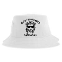 Guess Whos Back Back Again Happy Easter Jesus Christian Sustainable Bucket Hat