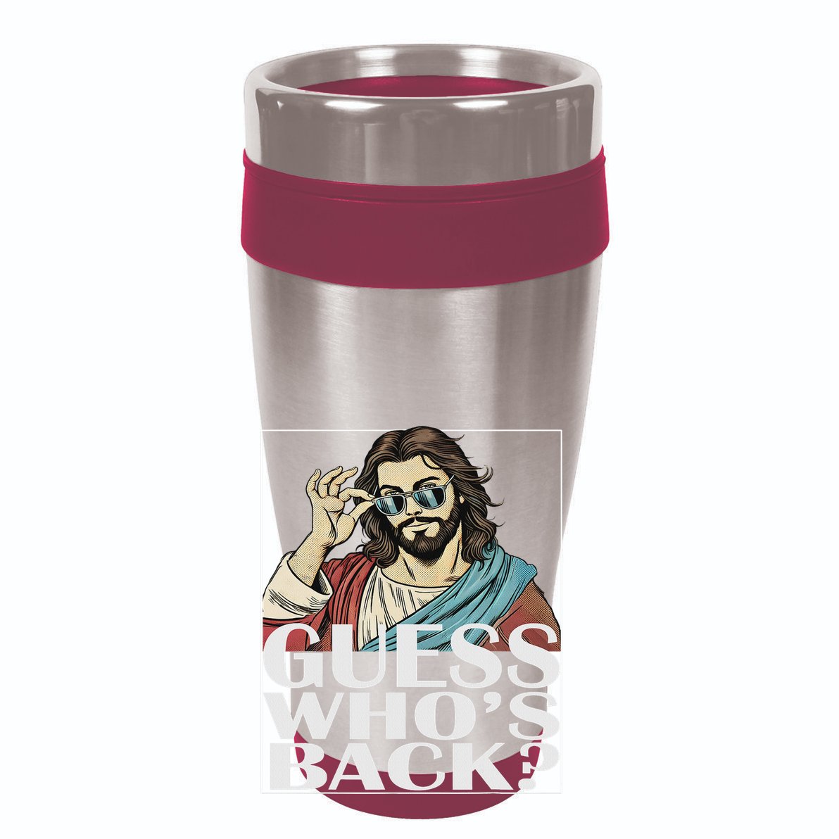 Guess Whos Back Jesus Easter Religious Catholic Impact Tech Backpack