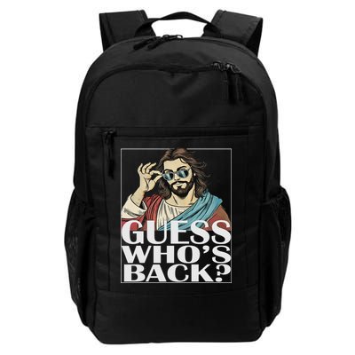Guess Whos Back Jesus Easter Religious Catholic Backpack