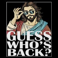 Guess Whos Back Jesus Easter Religious Catholic 16 in Basic Backpack
