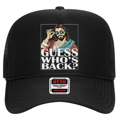 Guess Whos Back Jesus Easter Religious Catholic Hat