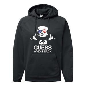 Guess WhoS Back Trump Performance Fleece Hoodie