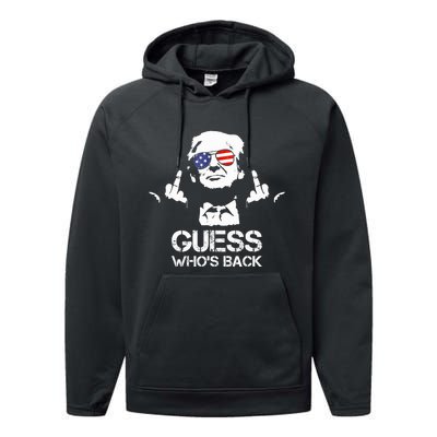 Guess WhoS Back Trump Performance Fleece Hoodie