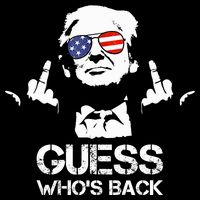 Guess WhoS Back Trump Bucket Hat