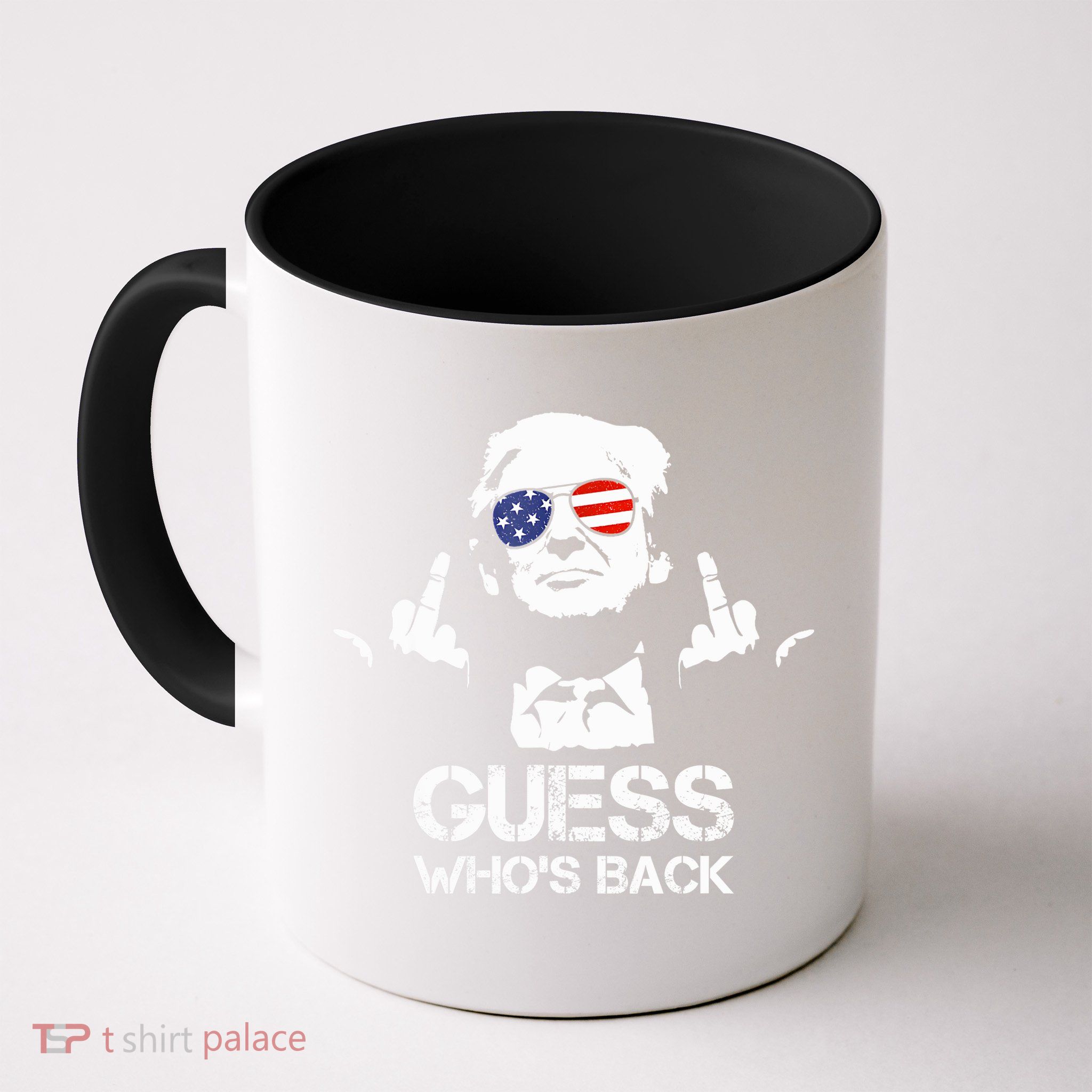 Guess WhoS Back Trump Mug