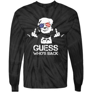 Guess WhoS Back Trump Tie-Dye Long Sleeve Shirt