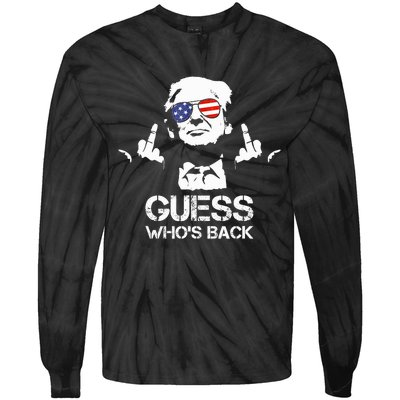 Guess WhoS Back Trump Tie-Dye Long Sleeve Shirt