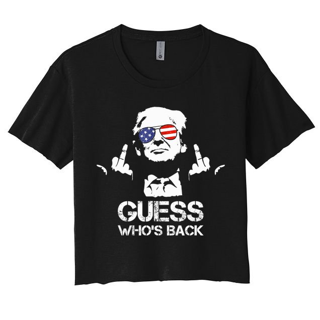Guess WhoS Back Trump Crop Top