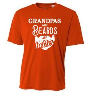 Grandpas With Beards Are Better Great Gift Cooling Performance Crew T-Shirt