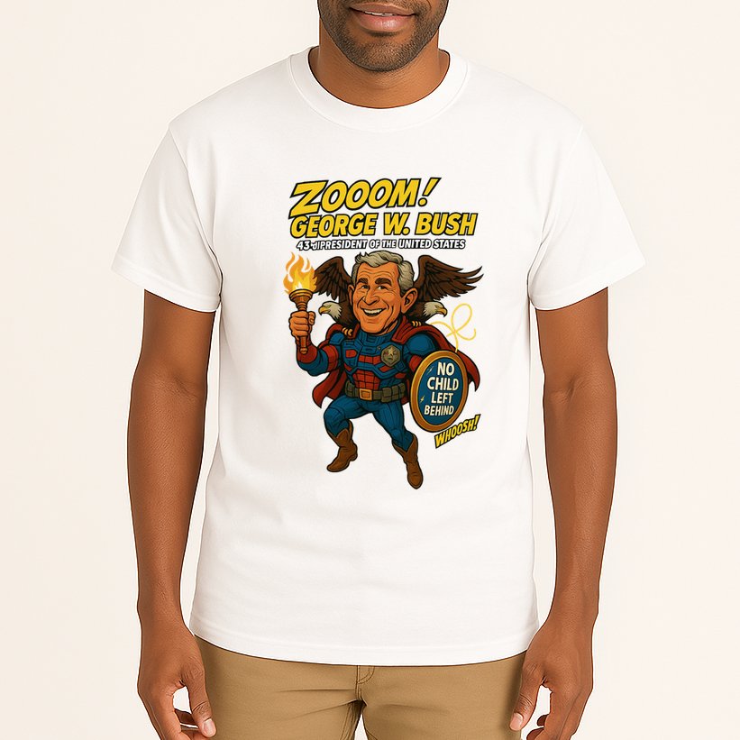 George W. Bush The Presidential Chronicles Tall T-Shirt