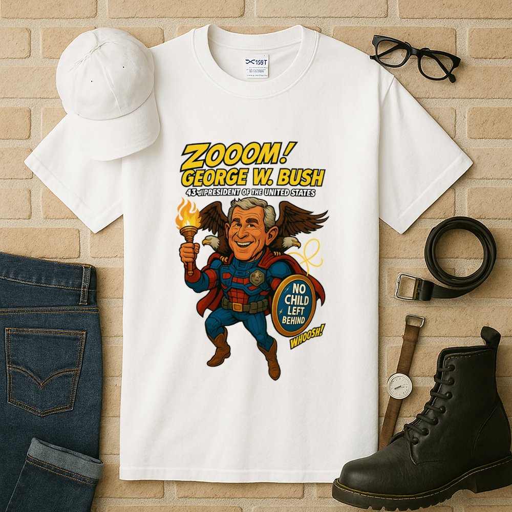 George W. Bush The Presidential Chronicles Tall T-Shirt