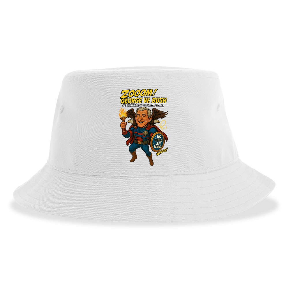 George W. Bush The Presidential Chronicles Sustainable Bucket Hat