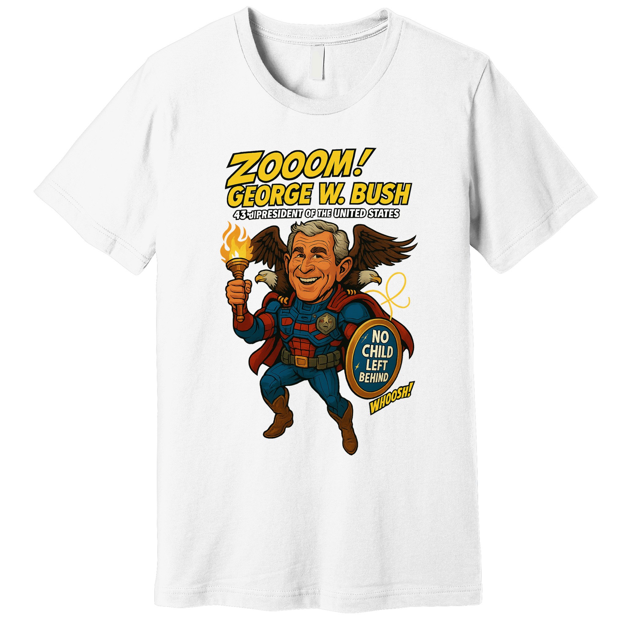 George W. Bush The Presidential Chronicles Premium T-Shirt
