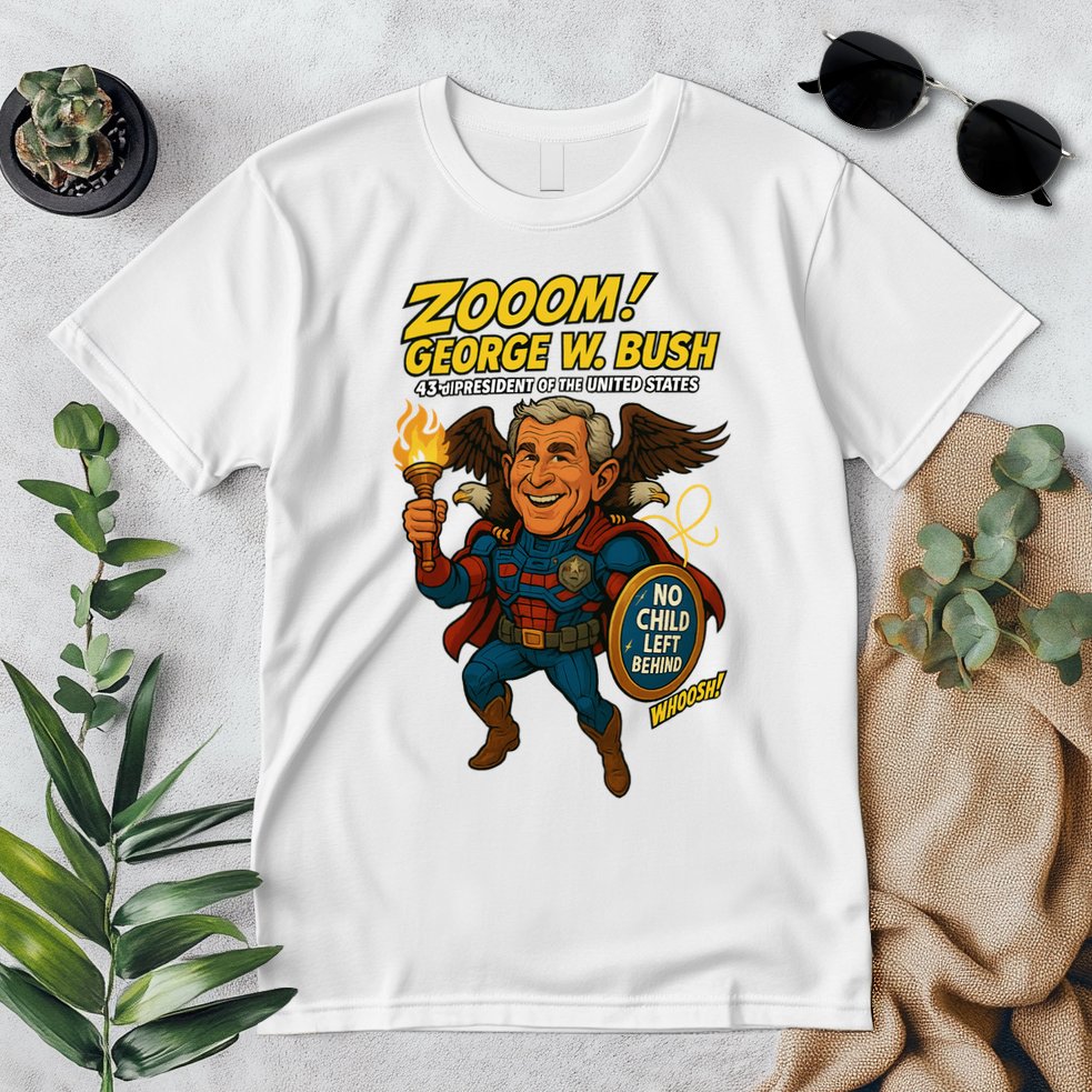 George W. Bush The Presidential Chronicles Premium T-Shirt