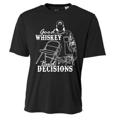 Good Whiskey Bad Decisions Cooling Performance Crew T-Shirt