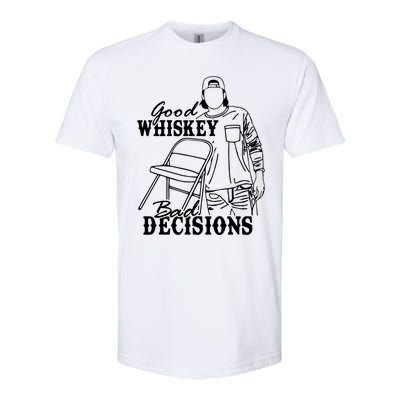 Good Whiskey Bad Decisions Softstyle CVC T-Shirt