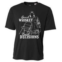 Good Whiskey Bad Decisions One Night At A Time Wall.En Cooling Performance Crew T-Shirt